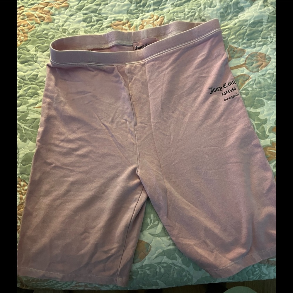 Juicy couture pink biker shorts from forever 21 size large